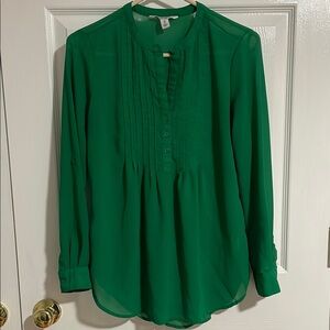 🧡 3 For $12 Bundle Sale 🧡 GUC - Old Navy Green Long Sleeve Blouse